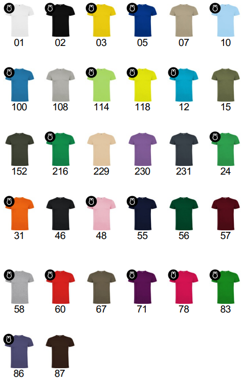 gama de colores dogo premium